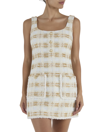 Michaela Dress | Ivory Tweed