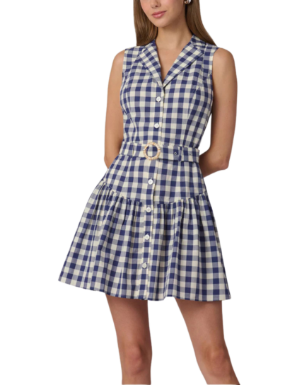 Natalia Dress | Navy
