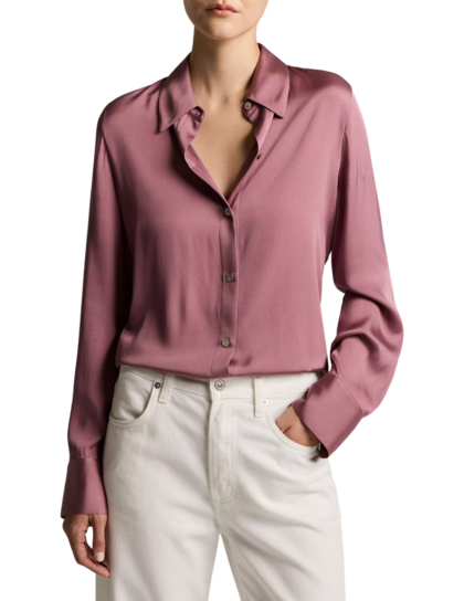 Slim Fit Classic Shirt | Dusty Peony