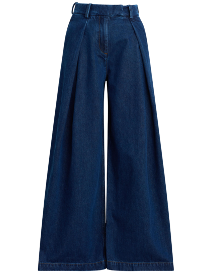 Pleats For Days Pant | Dark Sea