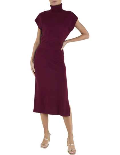 Natalie Dress | Cranberry