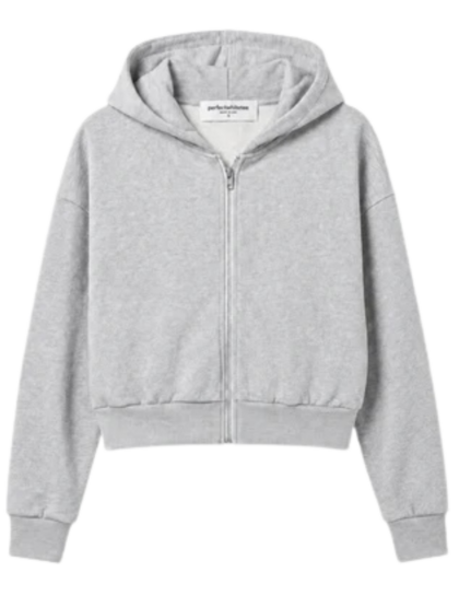 Sean Zip Up Hoodie | Heather Gray