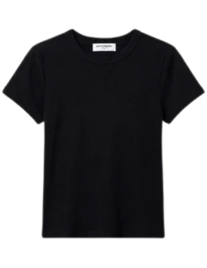 Lili Rib Tee | True Black