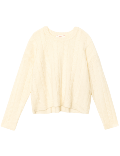 Leland Sweater | Cream Feather