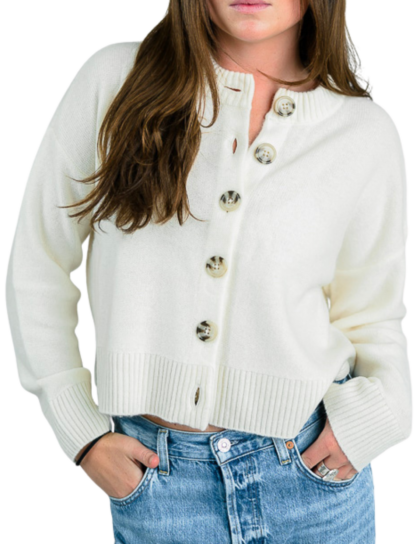 Nina Cardigan | Ecru