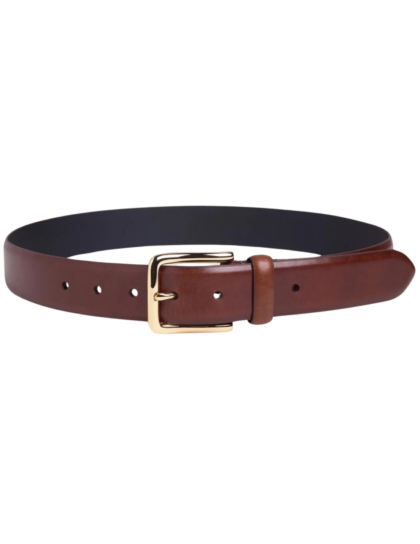 Heritage Belt | Cognac/Antique Brass
