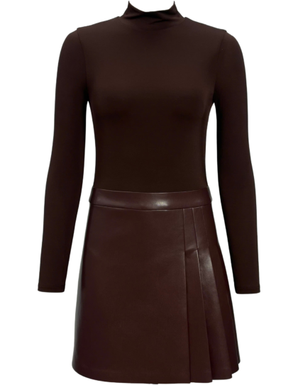Chara Mini Dress | Dark Chocolate