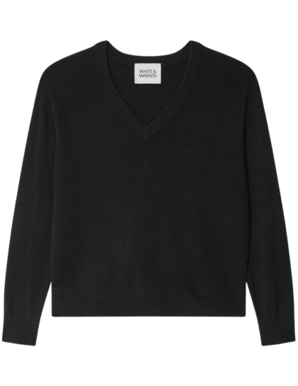 Cashmere V Neck | Black