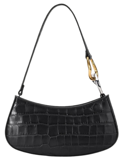 Ollie Bag | Black Croco