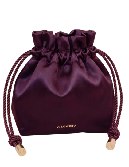 Satin Pouch | Plum