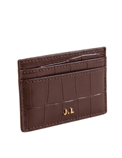 Card Case | Espresso Croc