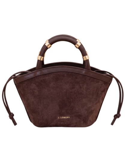 Mini Tote | Chocolate Suede