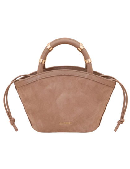 Mini Tote | Tan Suede